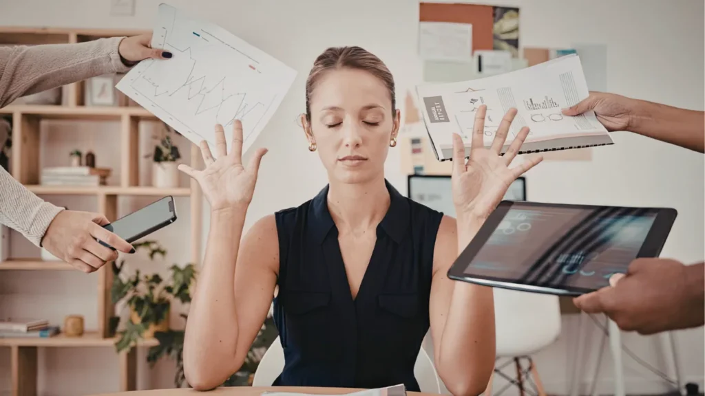 Business owner sorting tasks into keep, delegate, automate, and remove categories