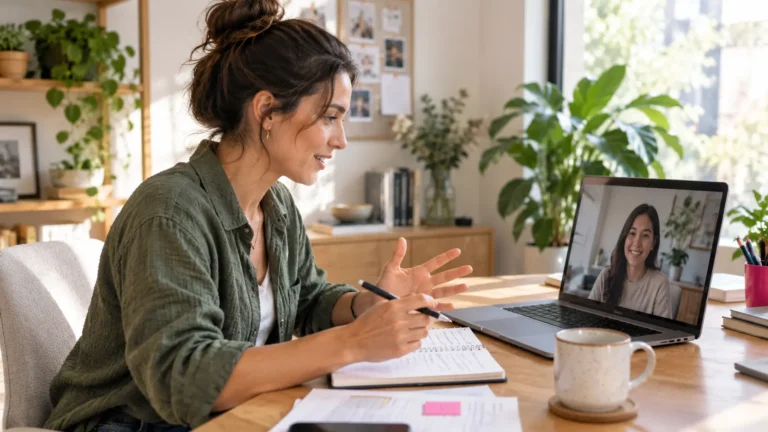 Business owner and new virtual assistant beginning a structured first-week onboarding call