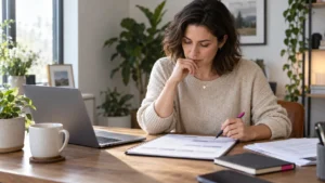 Founder calculating virtual assistant hours from a recurring workload plan