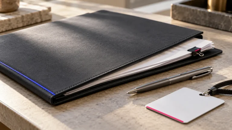 Virtual assistant contract documents prepared with an access keycard and pen